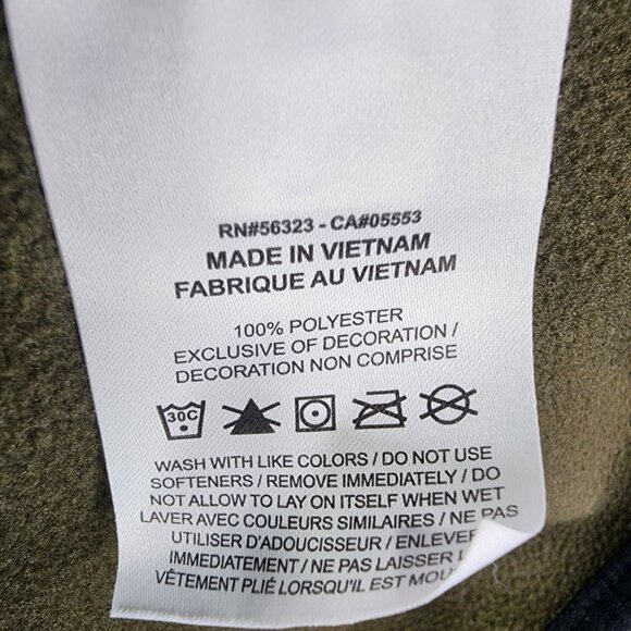 Mens Olive Green Nike Dri-Fit Pullover Sweatshirt 1/2 Zip Up Long Sleeve Size L - Picture 5 of 10